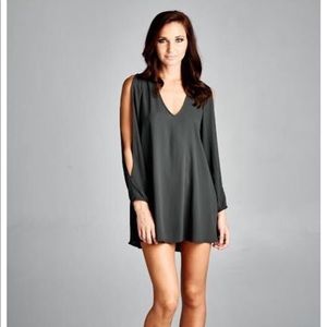 Rubber Ducky Productions Slit Sleeve Shift Dress